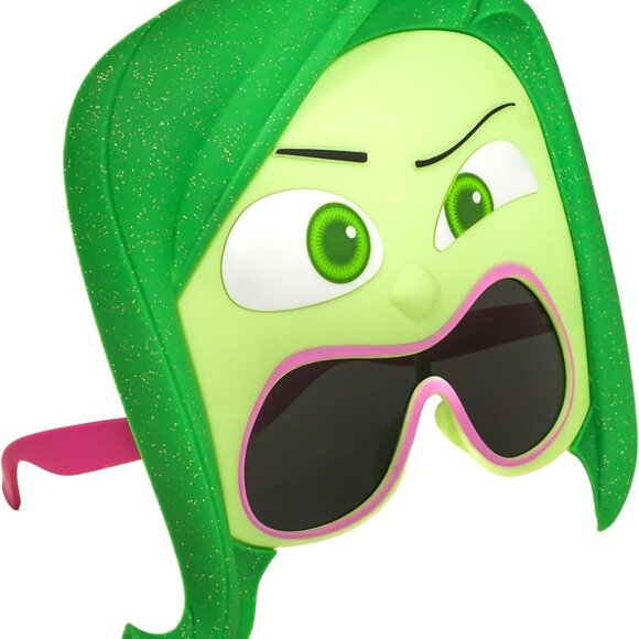 Inside Out Official Disgust Sunglasses | Disney Pixar Costume Accessory | UV400 - Picture 1 of 7